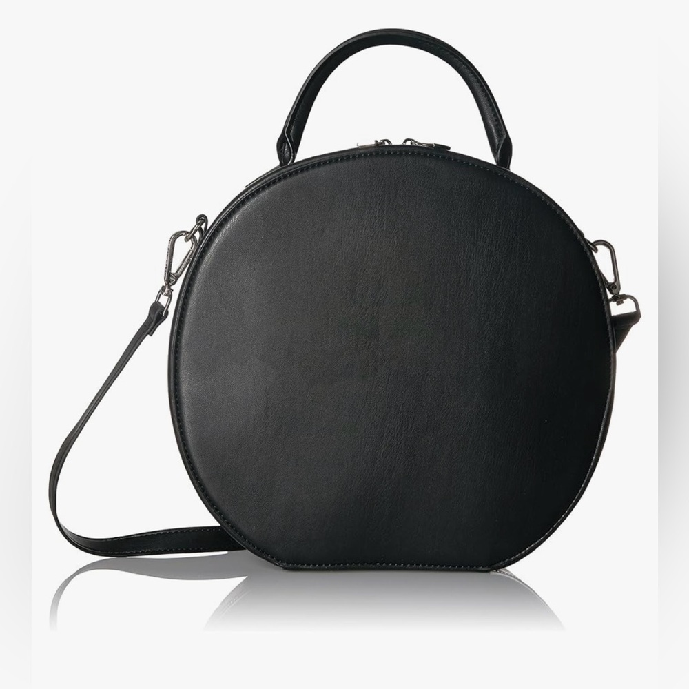 Steve Madden BJill Black Round Satchel, NWT